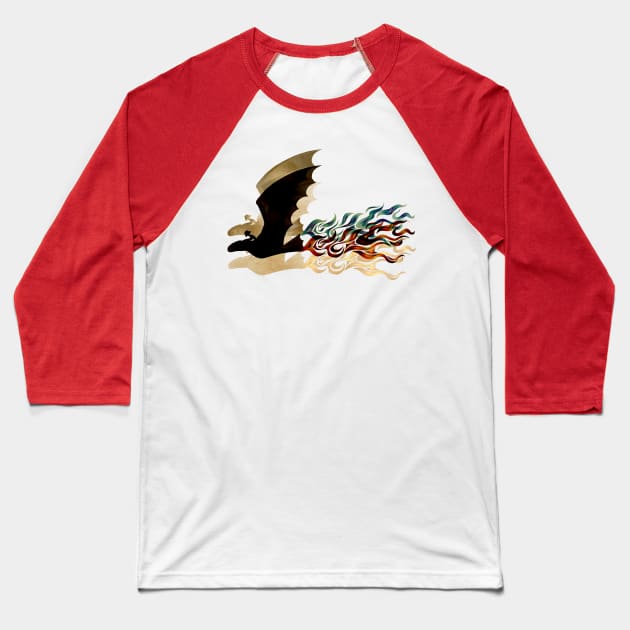 Fireflight (Hiccup and Toothless) Baseball T-Shirt by inhonoredglory